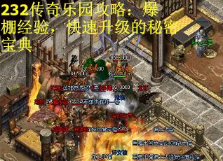 232传奇乐园攻略：爆棚经验，快速升级的秘密宝典