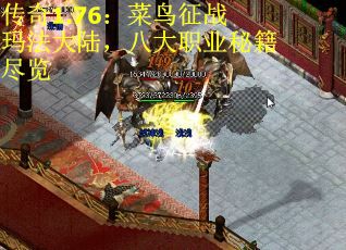 传奇1.76：菜鸟征战玛法大陆，八大职业秘籍尽览