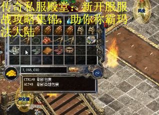 传奇私服殿堂：新开服服战攻略集锦，助你称霸玛法大陆