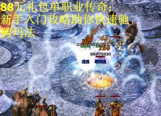 88元礼包单职业传奇：新手入门攻略助你快速驰骋玛法