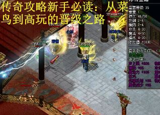 传奇攻略新手必读：从菜鸟到高玩的晋级之路