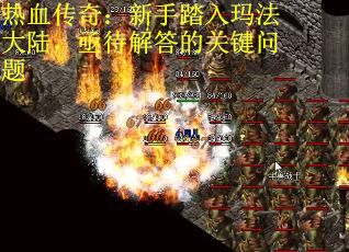 热血传奇：新手踏入玛法大陆，亟待解答的关键问题