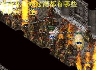 传奇私服蜈蚣洞都有哪些不同的小怪