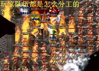 玩家队伍都是怎么分工的？