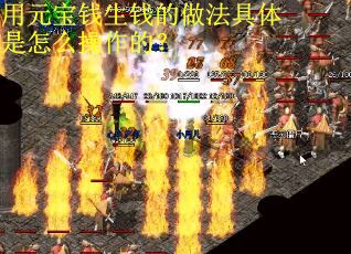 用元宝钱生钱的做法具体是怎么操作的？