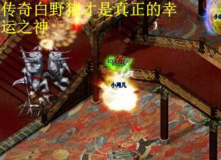 传奇白野猪才是真正的幸运之神