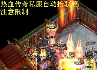热血传奇私服自动拾取要注意限制