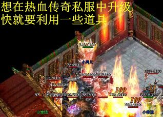 想在热血传奇私服中升级快就要利用一些道具