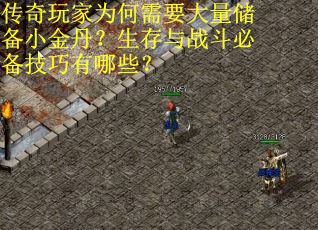 传奇玩家为何需要大量储备小金丹？生存与战斗必备技巧有哪些？