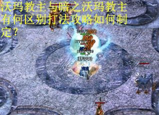 沃玛教主与暗之沃玛教主有何区别打法攻略如何制定？