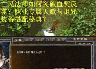 亡灵法师如何突破血契反噬？职业专属天赋与诅咒装备搭配秘典？