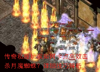 传奇私服玩家如何卡点高效击杀月魔蜘蛛?详细技巧解析 传奇私服玩家如何卡点高效击杀月魔蜘蛛?详细技巧解析