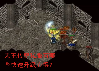 天王传奇私服有哪些快速升级心得? 天王传奇私服有哪些快速升级心得?