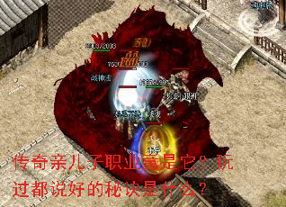 传奇亲儿子职业竟是它?玩过都说好的秘诀是什么? 传奇亲儿子职业竟是它?玩过都说好的秘诀是什么?