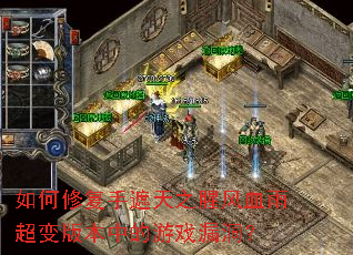 ����޸�������֮�ȷ�Ѫ�곬��汾�е���Ϸ©����