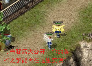 传奇秘籍大公开:你的英雄之梦能否在这里实现? 传奇秘籍大公开:你的英雄之梦能否在这里实现?