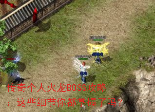 ������˻���BOSS���ԣ���Щϸ���㶼��������