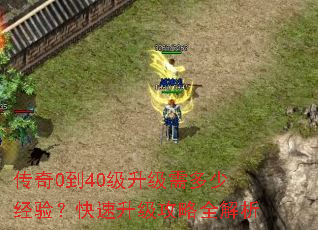 传奇0到40级升级需多少经验?快速升级攻略全解析 传奇0到40级升级需多少经验?快速升级攻略全解析