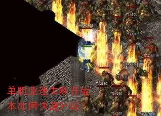 单职业迷失刚开版本如何快速升级? 单职业迷失刚开版本如何快速升级?
