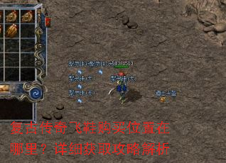 复古传奇飞鞋购买位置在哪里?详细获取攻略解析 复古传奇飞鞋购买位置在哪里?详细获取攻略解析