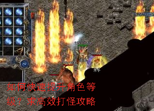 如何快速提升角色等级?求高效打怪攻略 如何快速提升角色等级?求高效打怪攻略