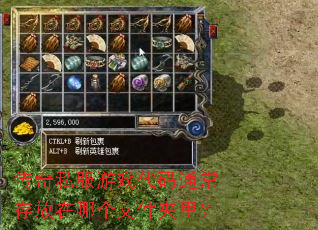传奇私服游戏代码通常存放在哪个文件夹里? 传奇私服游戏代码通常存放在哪个文件夹里?