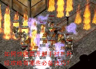 如何快速离开新手村?升级攻略有哪些必备技巧? 如何快速离开新手村?升级攻略有哪些必备技巧?