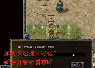 如何快速提升等级?新手开服必看攻略 如何快速提升等级?新手开服必看攻略
