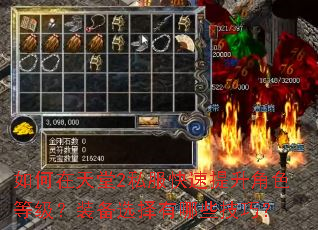 如何在天堂2私服快速提升角色等级?装备选择有哪些技巧? 如何在天堂2私服快速提升角色等级?装备选择有哪些技巧?