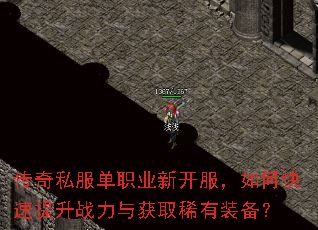 传奇私服单职业新开服,如何快速提升战力与获取稀有装备? 传奇私服单职业新开服,如何快速提升战力与获取稀有装备?